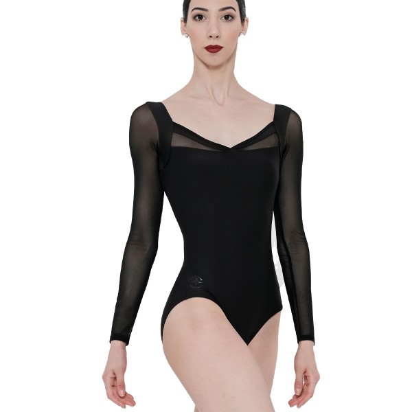 Long Sleeved Dance Leotard LAVANDE