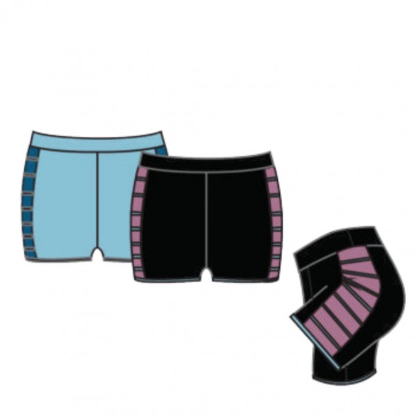 Color Block Ladder Short 11509W