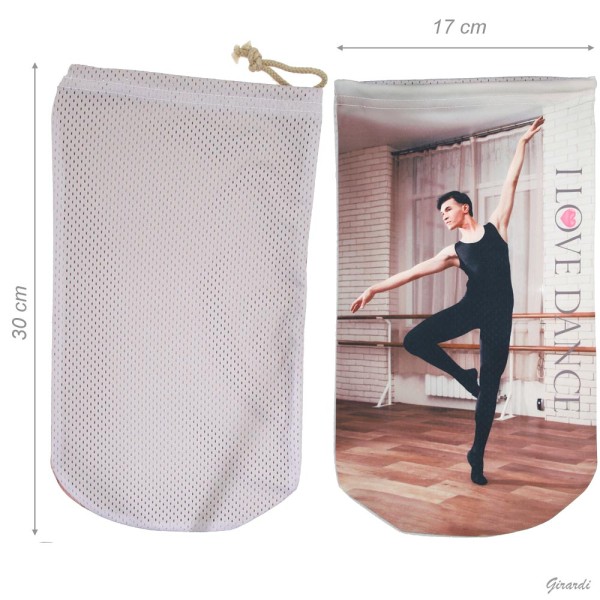 Schuhbeutel I LOVE DANCE BALLERINO