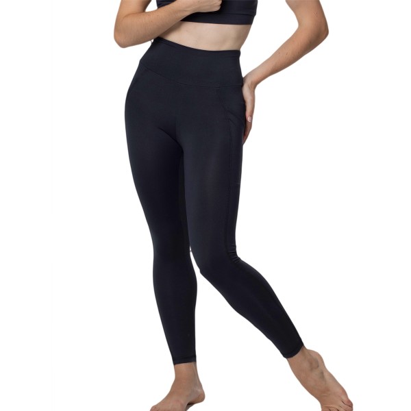High Waist Legging mit Seitentasche