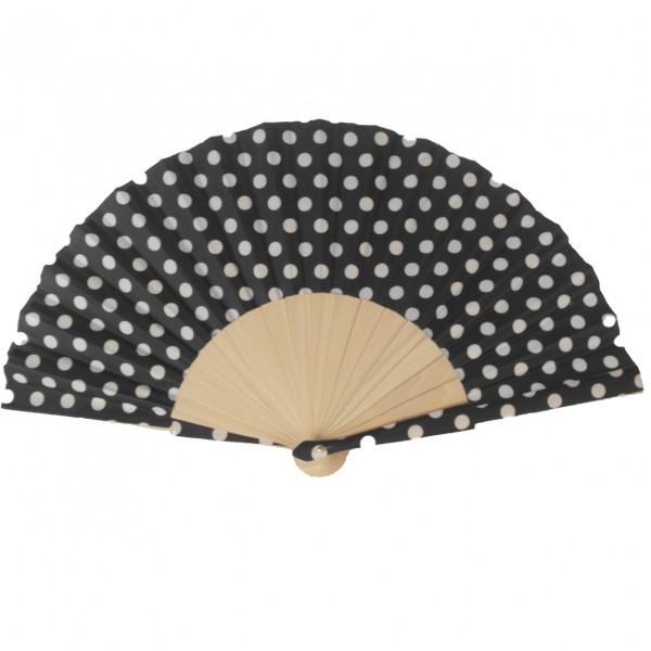 Fächer DOTS 2 - 23 cm - 3 Farben