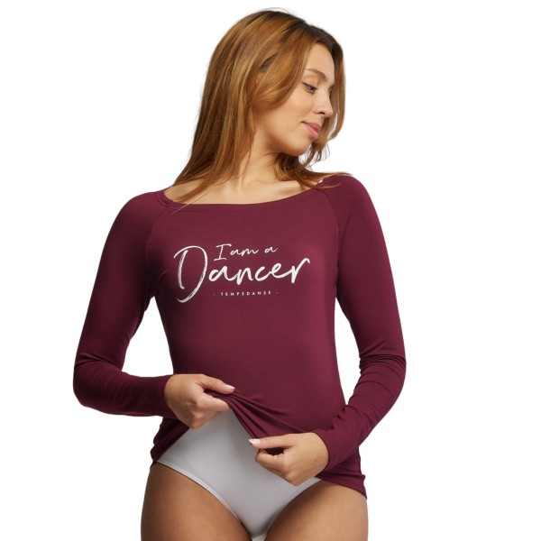 Langarmshirt AMANA "I am a Dancer"