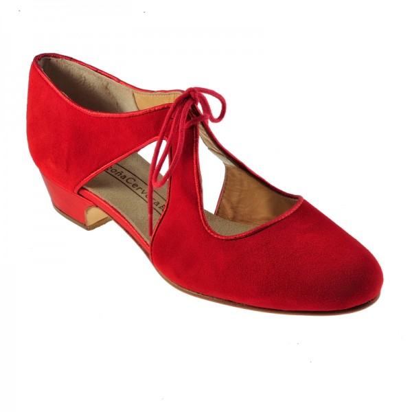Flamenco Schuh mit flachem Absatz ESCOTE