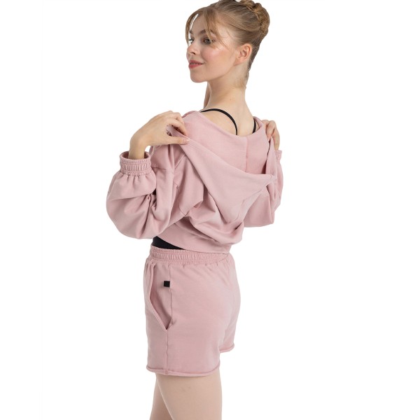 Kuschel Warm Up Shorts AZUR