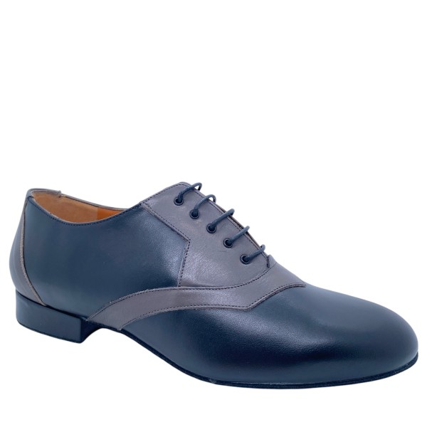 Herrentanzschuh Modell 121 Schwarz-Grau