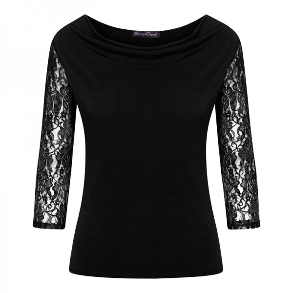 3/4 Lace Sleeve Top MOSCA