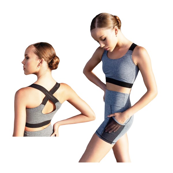 Sportliches Crop Top 6550