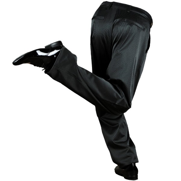 Tango Trousers COPELLO Pinstripe Black