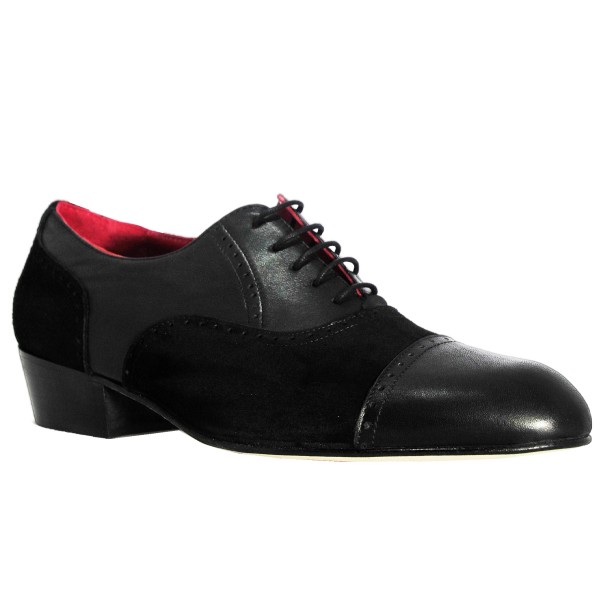 Herrentangoschuh CELEDONIO NEGRO Ledersohle