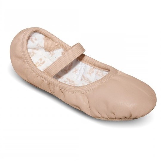 Kinder Ballettschläppchen mit ganzer Sohle GISELLE