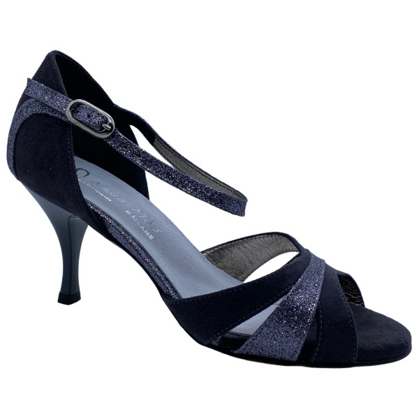 Tango Tanzschuh V1 GLITTER ACCIAIO