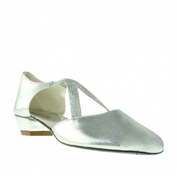 Greek Sandal X-STRAP Silber Vegan