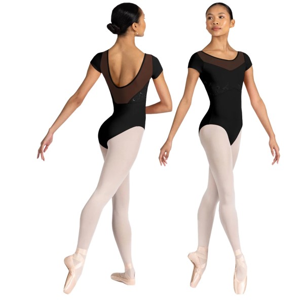 Damen-Trikot mit Blumenmuster und Flügelärmeln ASTER