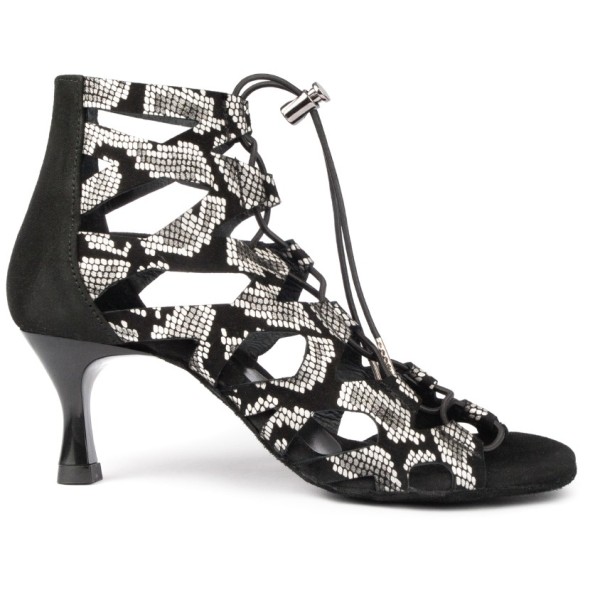 Sandale PD804B-50 BLACK & WHITE SNAKE