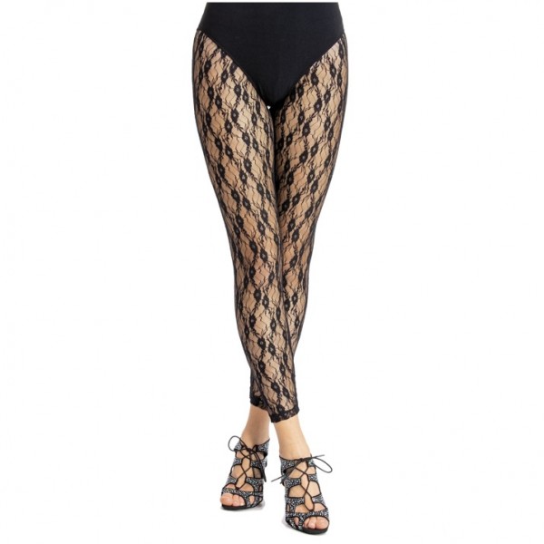 Elastische Spitzenleggings 8353