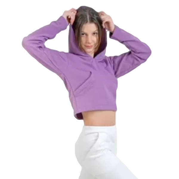 Oversized Crop Hoodie