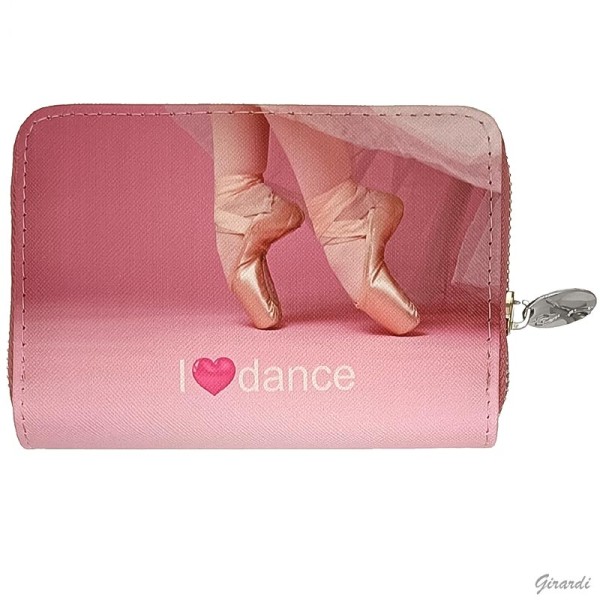 Portemonnaie I LOVE DANCE 14cm x 10cm