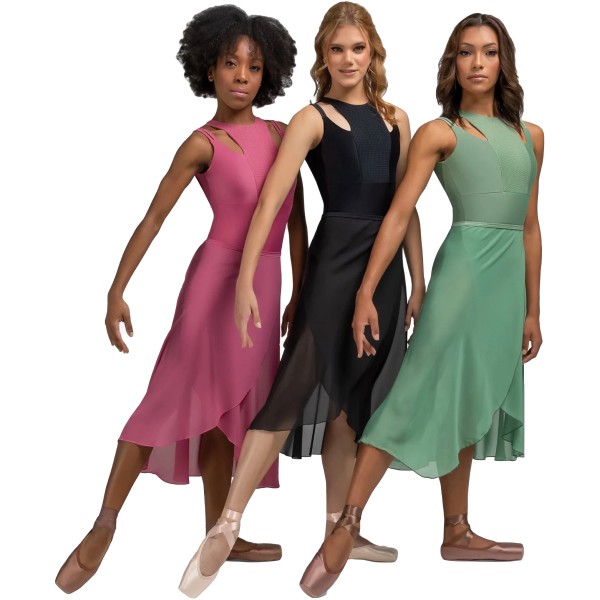 Langer Georgette Schlupfrock OPHELIA