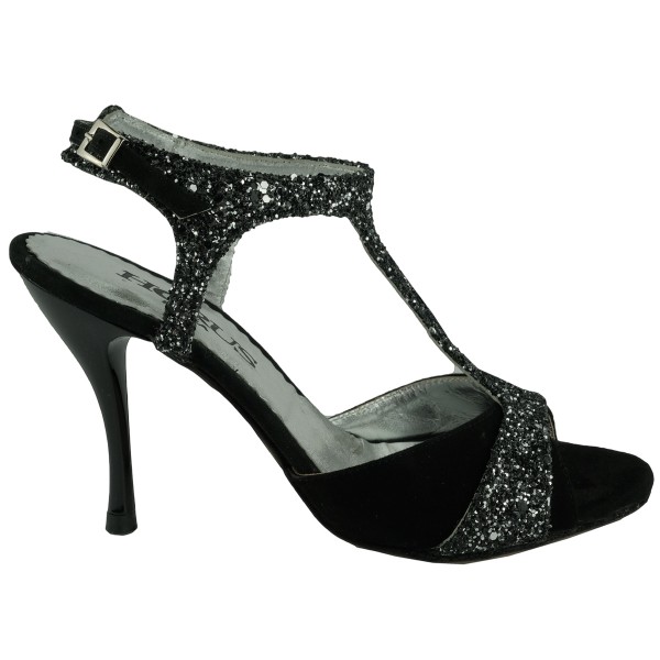 T-Bar Sandal BELLA CRISTAL NOTTE