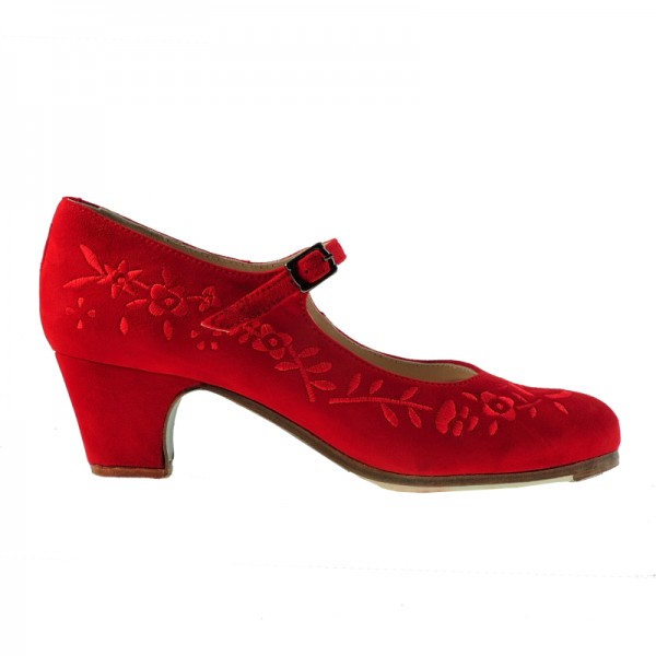 Flamenco Shoe BORDADO CORREA Ante