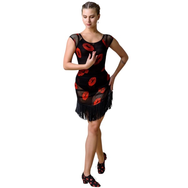 Mädchen Mesh Fransenrock KAIA