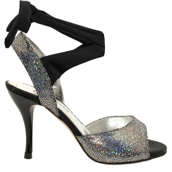 EVA BRIX ARGENTO - Ledersohle 90 mm