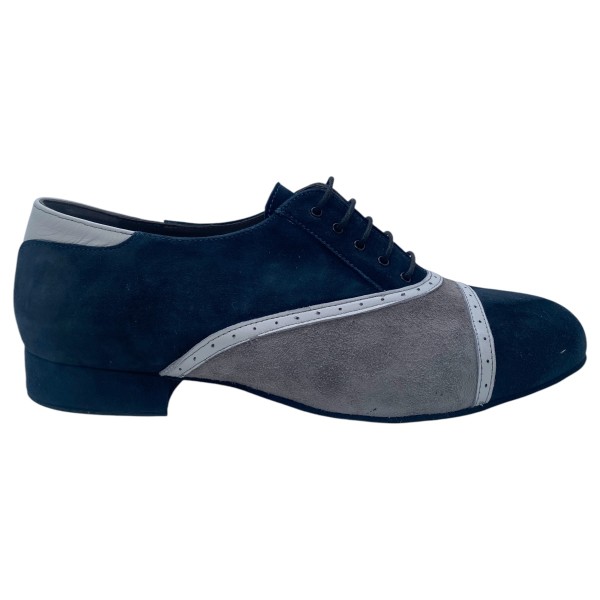 Herrenschuh 15112 BLAU GRAU