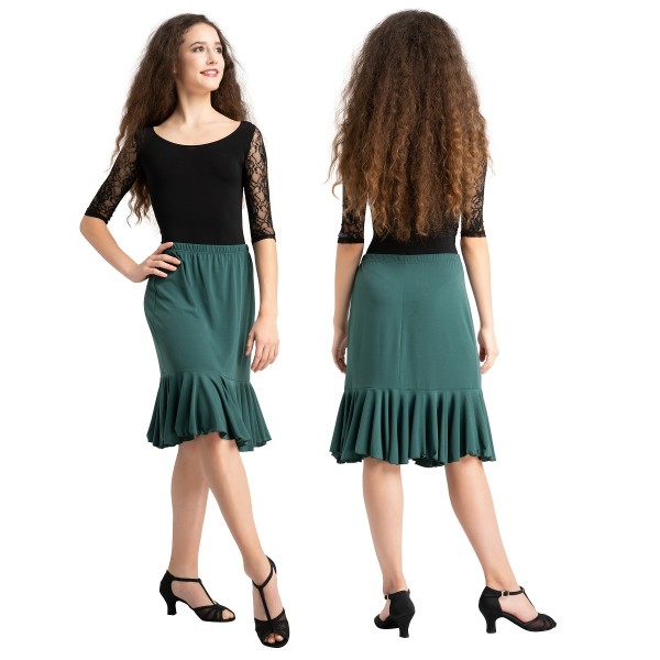 Skirt with volant VENEZIA