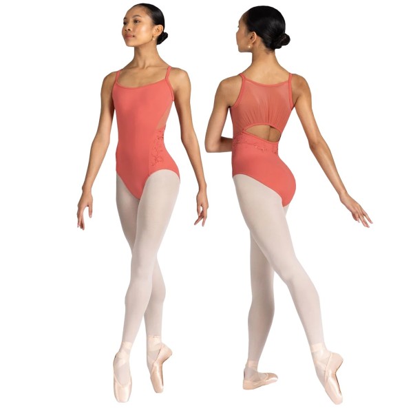 Damen-Trikot mit Blumenmuster und U-Ausschnitt ZINNIA