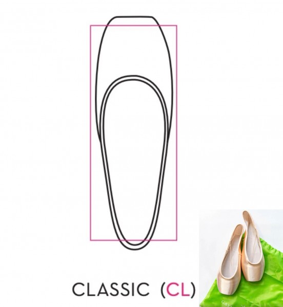 Spitzenschuh CL - CLASSIC FIT Hard - HDH (Grün)