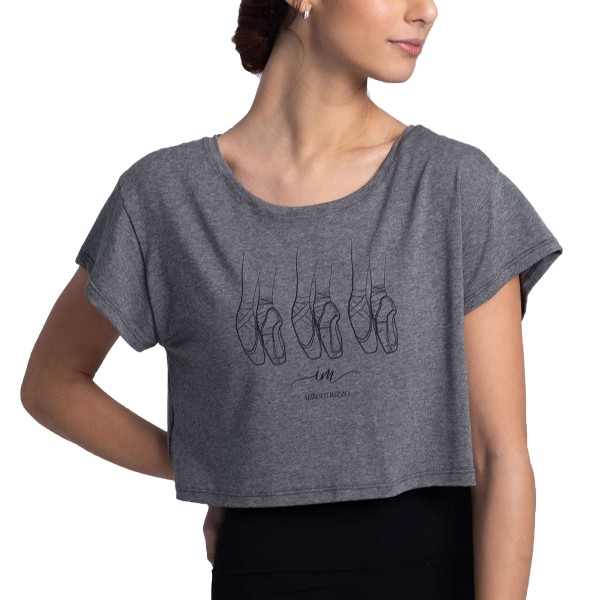 Viskose Crop T-Shirt CAMTRIPUN