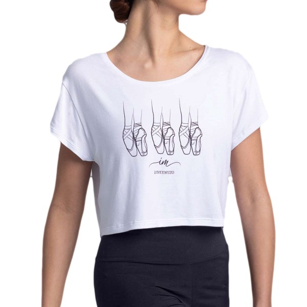 Viskose Crop T-Shirt CAMTRIPUN