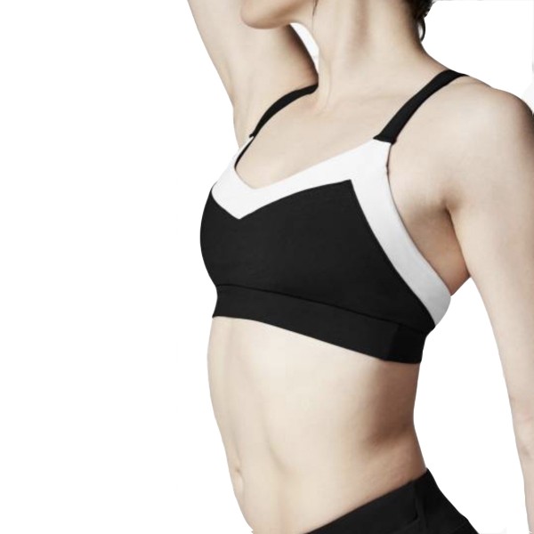 Two Tone V-Strap Top PAULINE