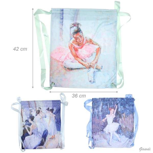 Rucksack Beutel mit Tanzmotiv