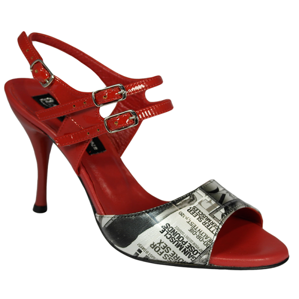 MARIA LUISA - Magazin Silver Red - Wildledersohle