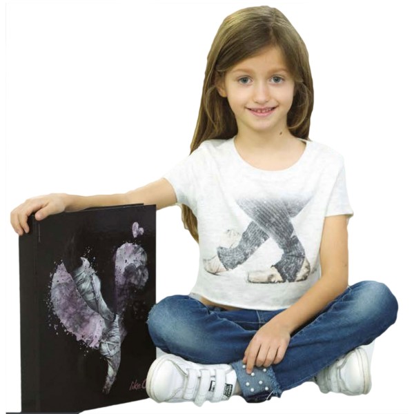 Girls Crop Top Meliert