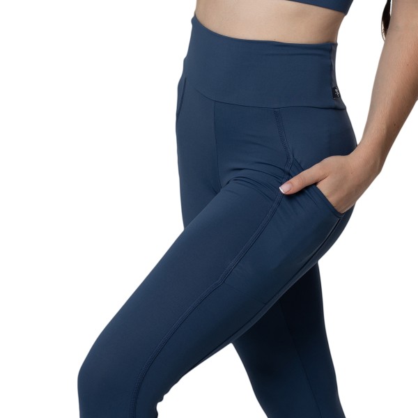 High Waist Legging mit Seitentasche