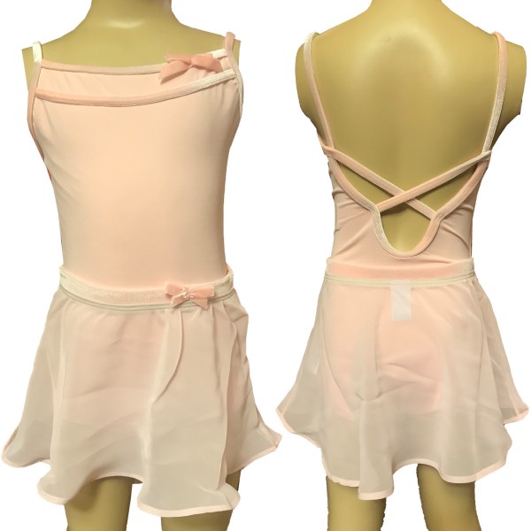 Mädchen Ballettanzug AMELIE mit Samtdetail