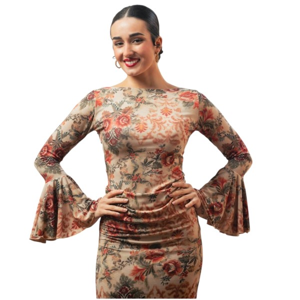 Rüschentop FLORES BARROCOS LIRA