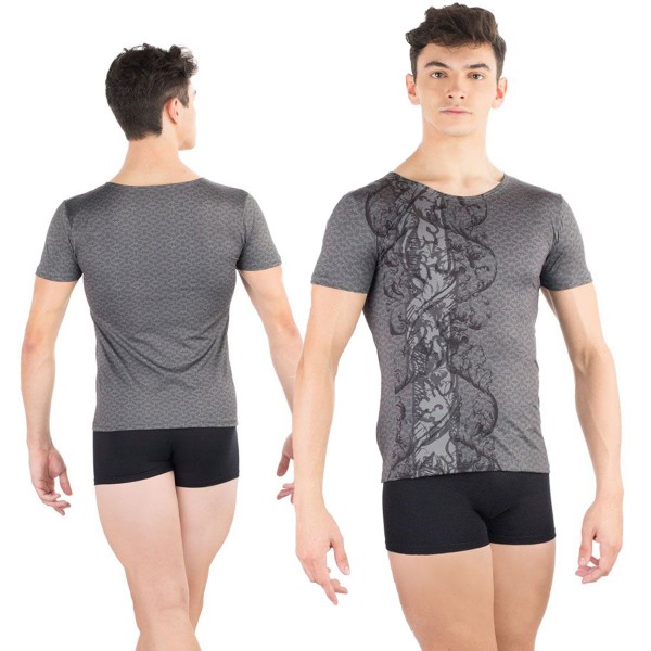 Rundhalsshirt mit Print ABRAX