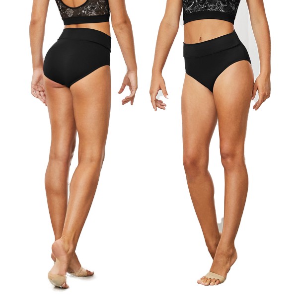 Hoher Taillenslip mit Bund ARMELLE Schwarz