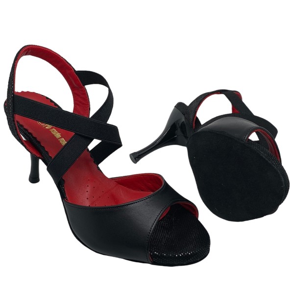 Tangoschuh LA TANA NERO BRILLANTE