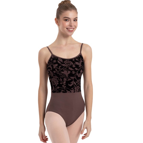 Spaghettiträger Flockprint Trikot BRIDGET