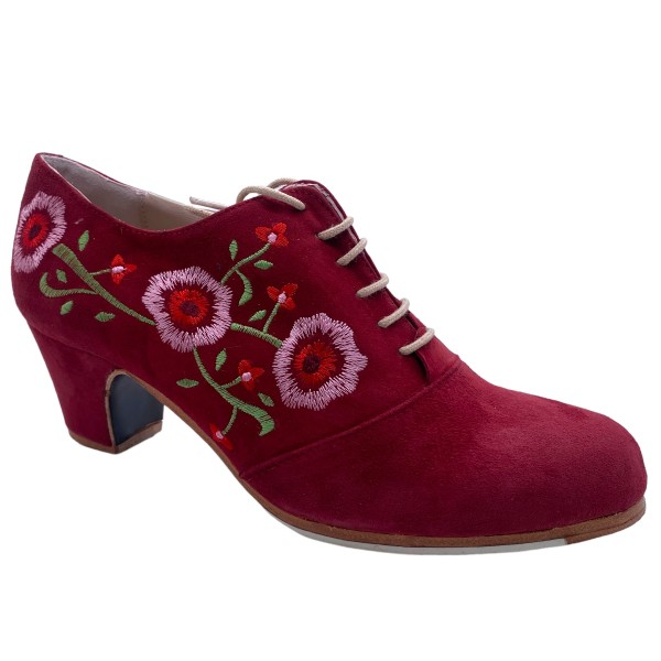Flamencoschuh INGLES BORDADO ANTE