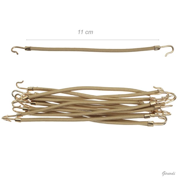 Haargummi mit Hakenende 11cm