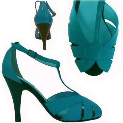 Tangoschuh TITA TURQUESA