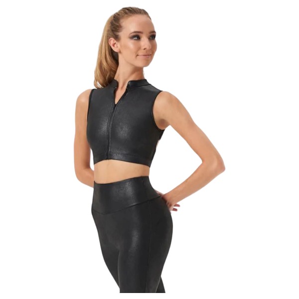 Modern Crop Top ZOLA - Leder Look