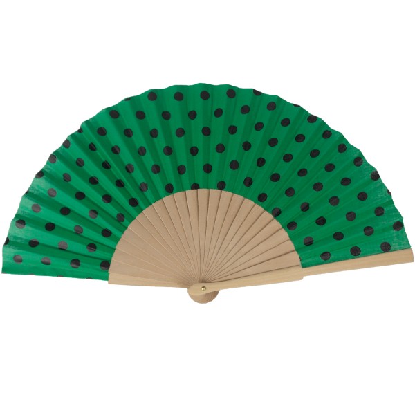 Fächer DOTS 1 - 23 cm - 4 Farben