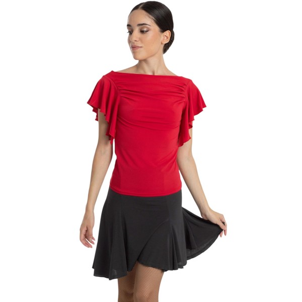 Volant sleeve shirt 6236