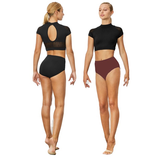 Hoher Taillenslip ohne Bund CARA Bordeaux